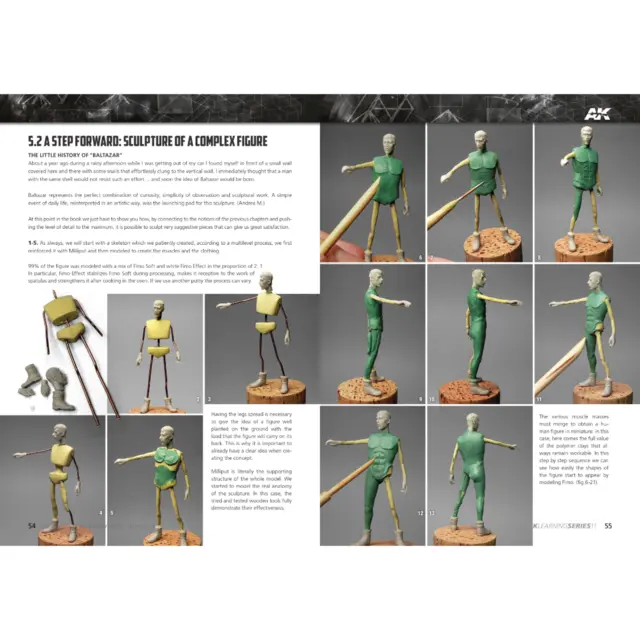 AK learning Figure sculping Bok om figursculping, engelsk tekst 