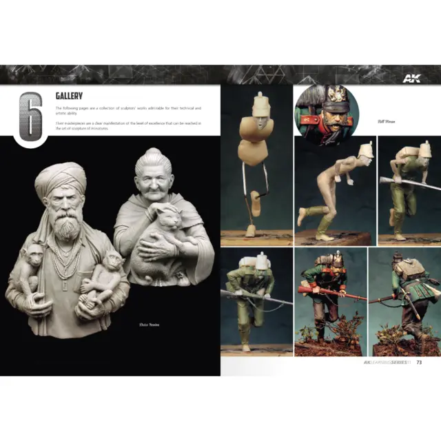 AK learning Figure sculping Bok om figursculping, engelsk tekst 