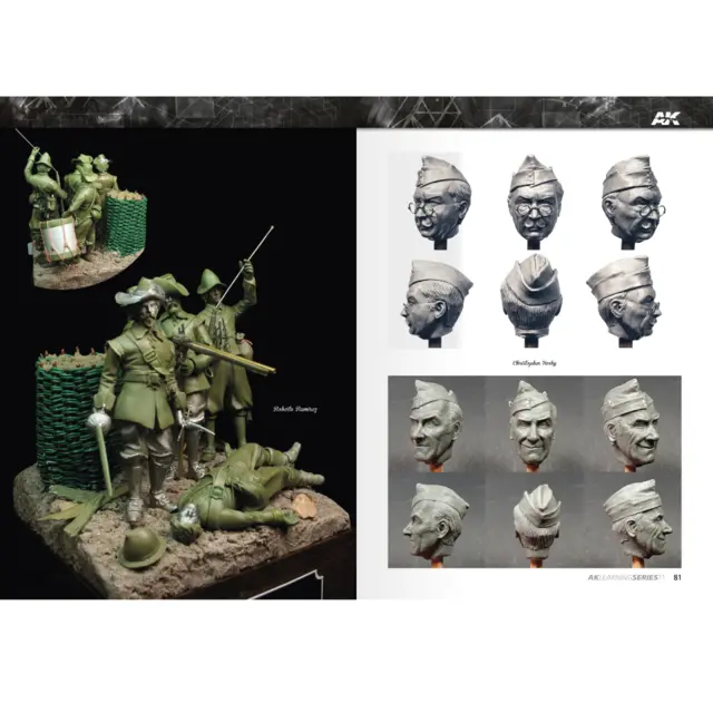 AK learning Figure sculping Bok om figursculping, engelsk tekst 