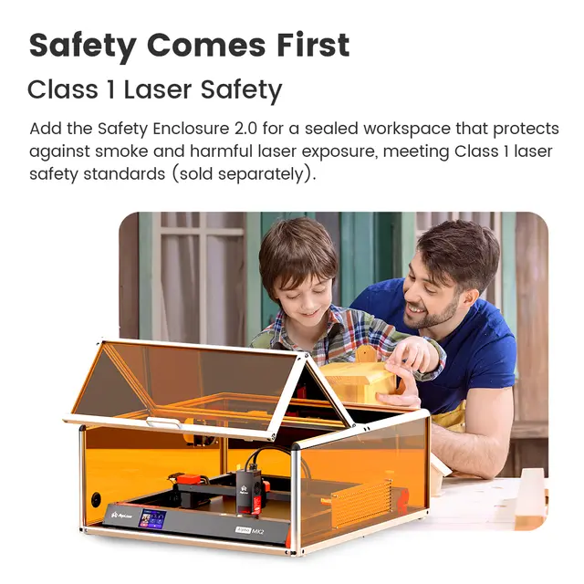 AlgoLaser Alpha MK2  20W 400x435 mm. Arbeidsområde 