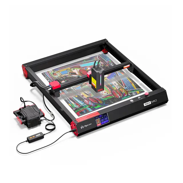 AlgoLaser Alpha MK2 40W 400x410 mm. Arbeidsområde 