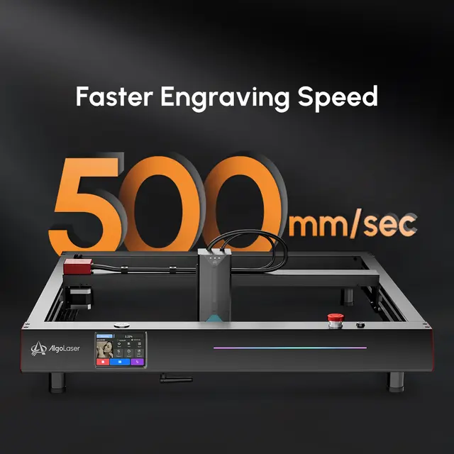 AlgoLaser Delta. 40W Smart Laser 425x415 mm. Arbeidsområde 
