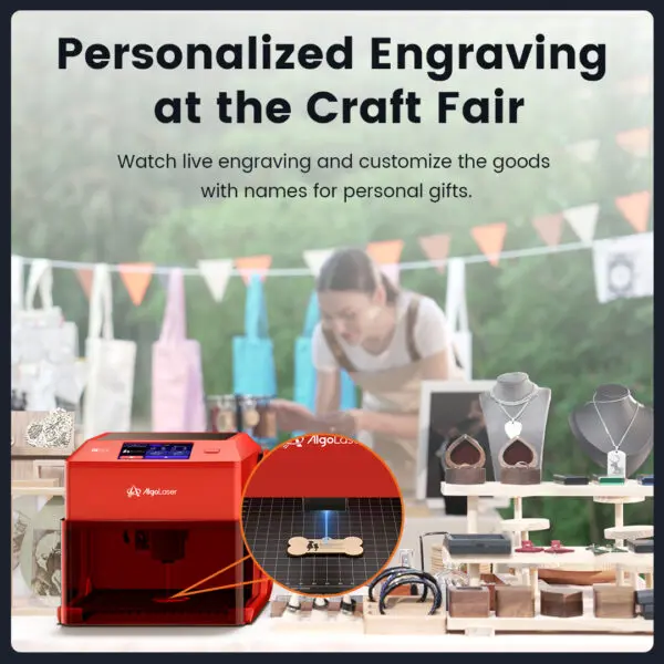 Pixi smart laser Rød Smart laser for gravering og kutting 