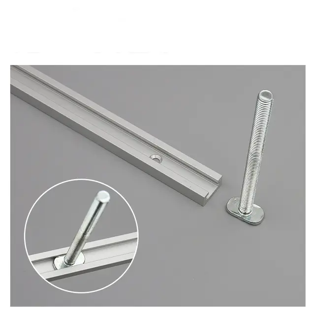 T-spor-skinne for jigger og oppspenning 1000 mm 