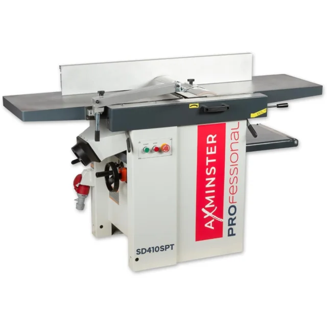 Kombihøvel SD410SPT. 400V. 3Fas. Axminster Professional 