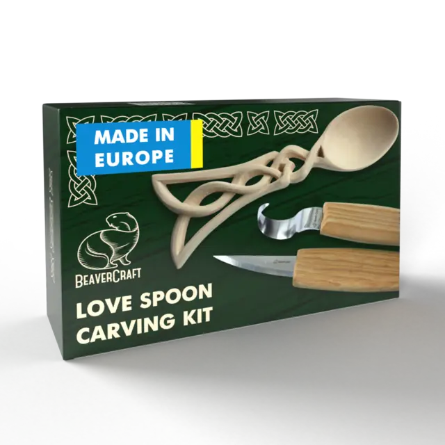 Oppstartssett til Spikking. Skje. Beavercraft DIY 4 