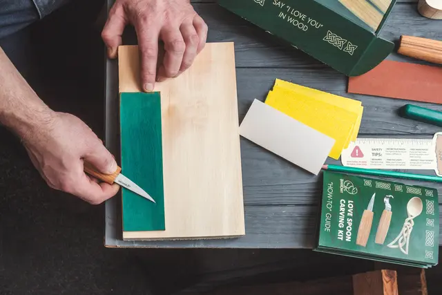 Oppstartssett til Spikking. Skje. Beavercraft DIY 4 