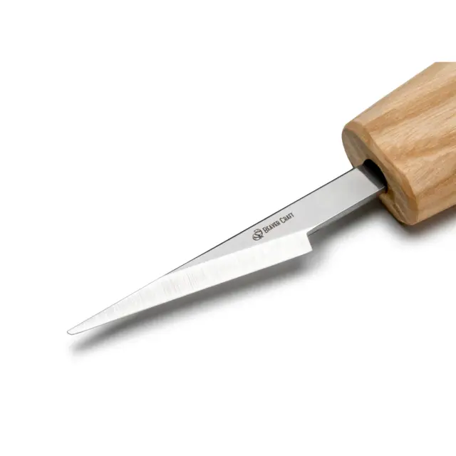 Liten Detaljekniv. C7. 160mm 40mm. Bladlengde. Beavercraft 