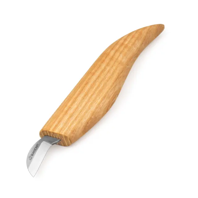 Liten Karveskurd-kniv C6. 165mm 25mm. Bladlengde. Beavercraft 