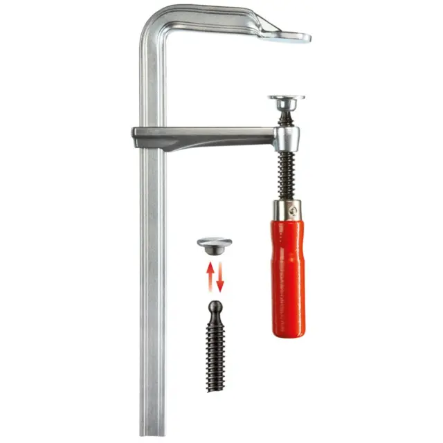 Helsmidd skrutvinge 1000x120mm - GZ100 Bessey 