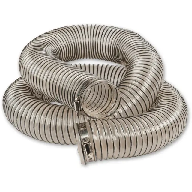 63mm Avsugsslange. 3m. Med klemmer 