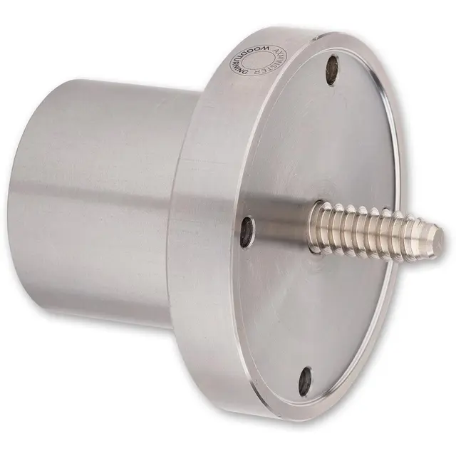 Skruechuck til Tredreiebenk M33x3,5 Axminster. Ø75mm. 8x25 mm skrue. 