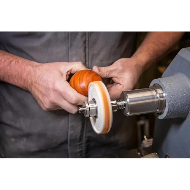 Mopp-Anker med Dreiebenkgjenger 1"X8tpi Axminster woodturning 