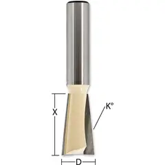 Axcaliber Fresestål til Leigh #100 8gr. 12,7mm tange