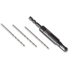 Selvsentrerende Bor 4,5mm. 3 reservebor