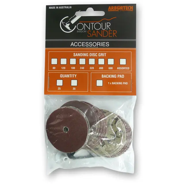 Pussepapir K80 - 20Stk For Arbortech Contour Sander 