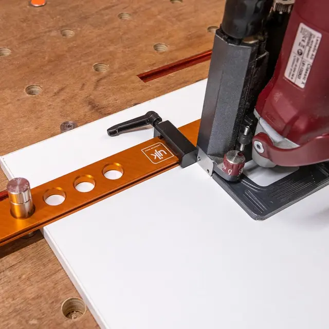 UJK Parf sytem anlegg og stopper 600mm 96mm hullsenter-avstand 