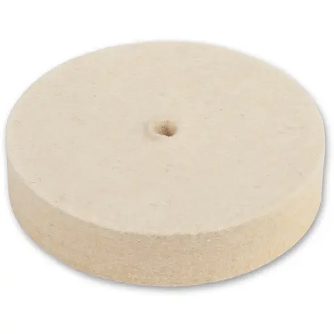 Poleringsmopp - Bl&#248;t filt &#216;100x20 mm