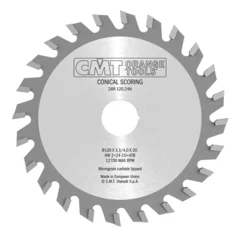 Konisk risseblad Ø80 x 20 mm CMT 288 – Z1, 3.1–4.0 mm
