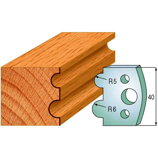 Standard Profilskjær Nr.030 2Stk. Kniver 40x4 mm SP 