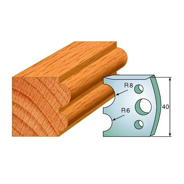 Standard Avviser Nr.051 2Stk. Avvisere 40x4 mm SP 