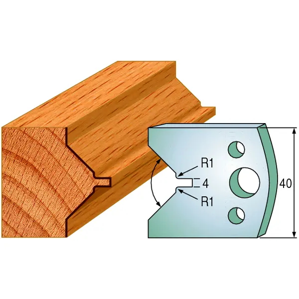 Standard Avviser Nr.072 2Stk. Avvisere 40x4 mm SP 