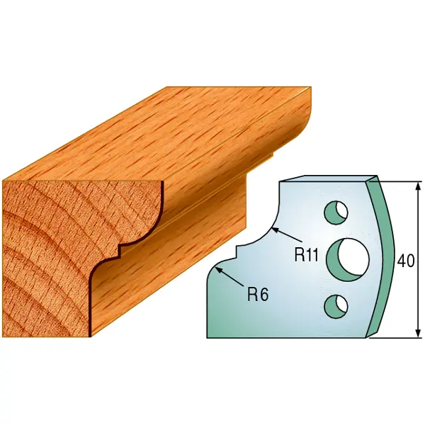 Standard Avviser Nr.112 2Stk. Avvisere 40x4 mm SP 