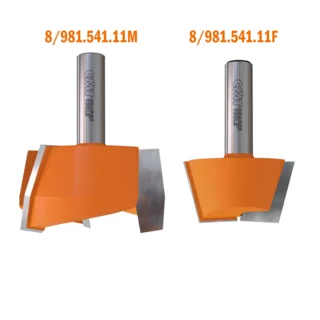 Reparasjonsfressett for mineralkompositt CMT – 2 deler, for håndoverfres og CNC