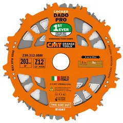 LOCKED DADO PRO SET.D=203x30 6,35-20 mm 