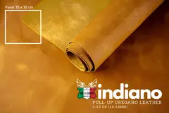 Uregano lær - Crazy horse Indiano 1,8 mm Oil-Chromgarvet 30x30 cm