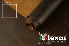 Uregano lær- Crazy horse Texas 1,8mm Oil-Chromgarvet 30x30 cm