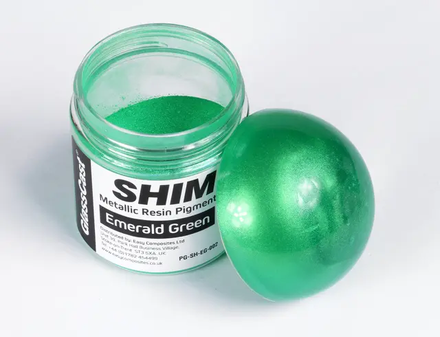 Shimr Metallisk Glimmerpulver 20G. Emerald Green 