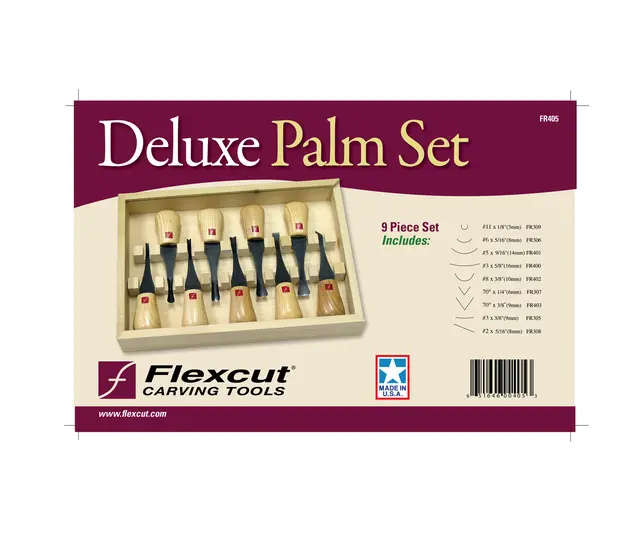 Flexcut Deluxe Palm Set FR405 