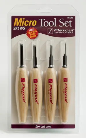 Flexcut Skew Micro Tool Set MT200