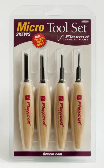 Flexcut Skew Micro Tool Set MT200 