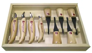 Flexcut Deluxe Palm &amp; Knife Set KN700