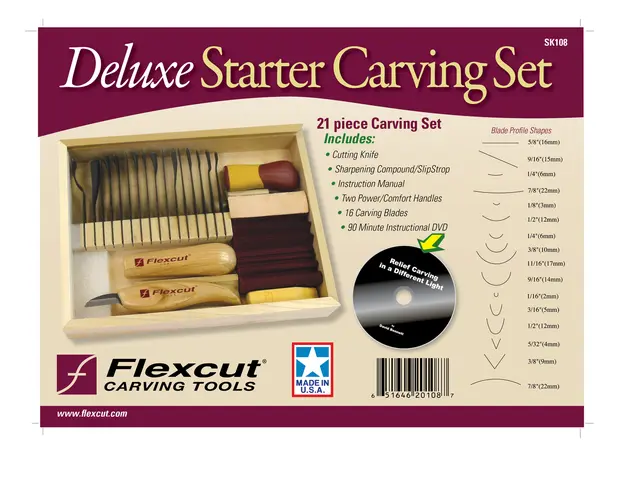 Flexcut 21 Pc. Deluxe Starter Set SK108 