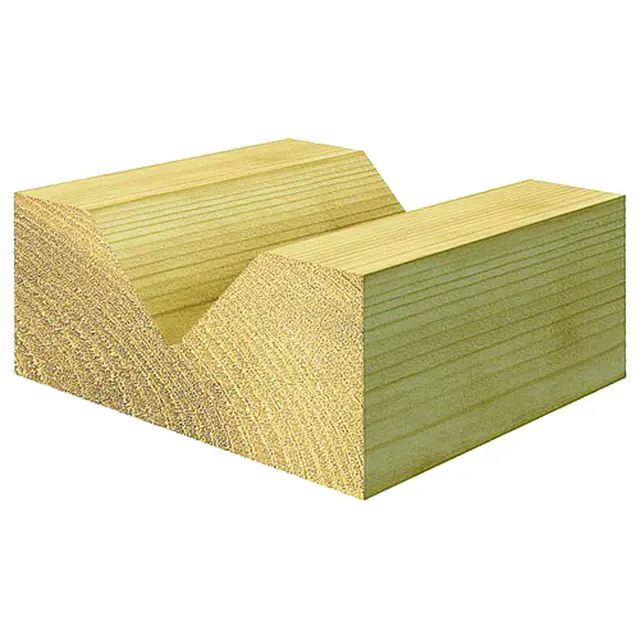 V-Stål Ø6,35 T=6,35(1/4") 60 Grader 