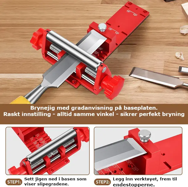 Slipejig m/ gradstopper - Gustavsen Brynejig 