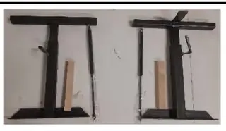 Manuelt stål understell løfteintervall Hamran Høvelbenk