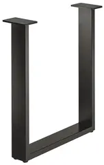 Bordben. H. 720mm. B. 700mm. Svart. 1stk.