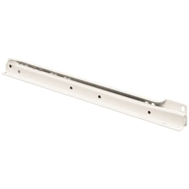 Skuffeskinner med rulleløp, 550 mm Stål, for utenpåliggende montering 