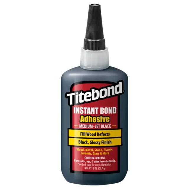 Titebond Instant Medium Jet Black 59 ml Svart CA-superlim 
