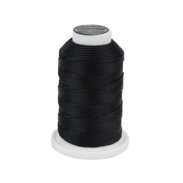 Bondet nylon 66-sytråd 112 m - Svart 