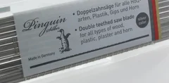 Kontursagblad Nr. 9 - 144 Stk Niqua PINGUIN SILBER