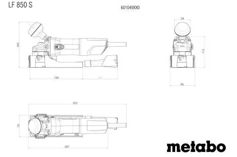 Overflate/lakkfrese LF850S - Metabo 850W 