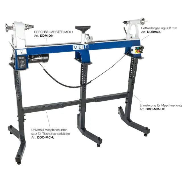 MIDI 1 Benstativ forlenger 