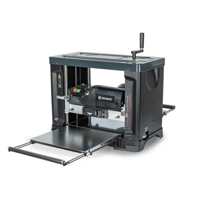 EXMAC tykkelseshøvel D330 33cm. Bredde. To matehastigheter. 