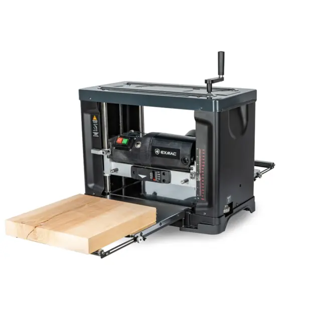 EXMAC tykkelseshøvel D330 33cm. Bredde. To matehastigheter. 