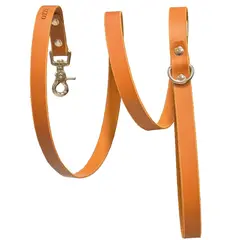 Hundekobbel m/ triggersnap 144 cm - Brun M/ Dring